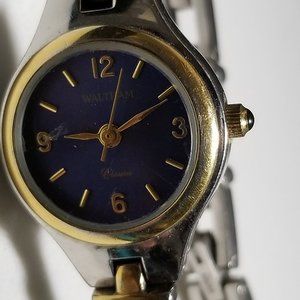 Waltham Quartz Movement Two Tone silver and  gold